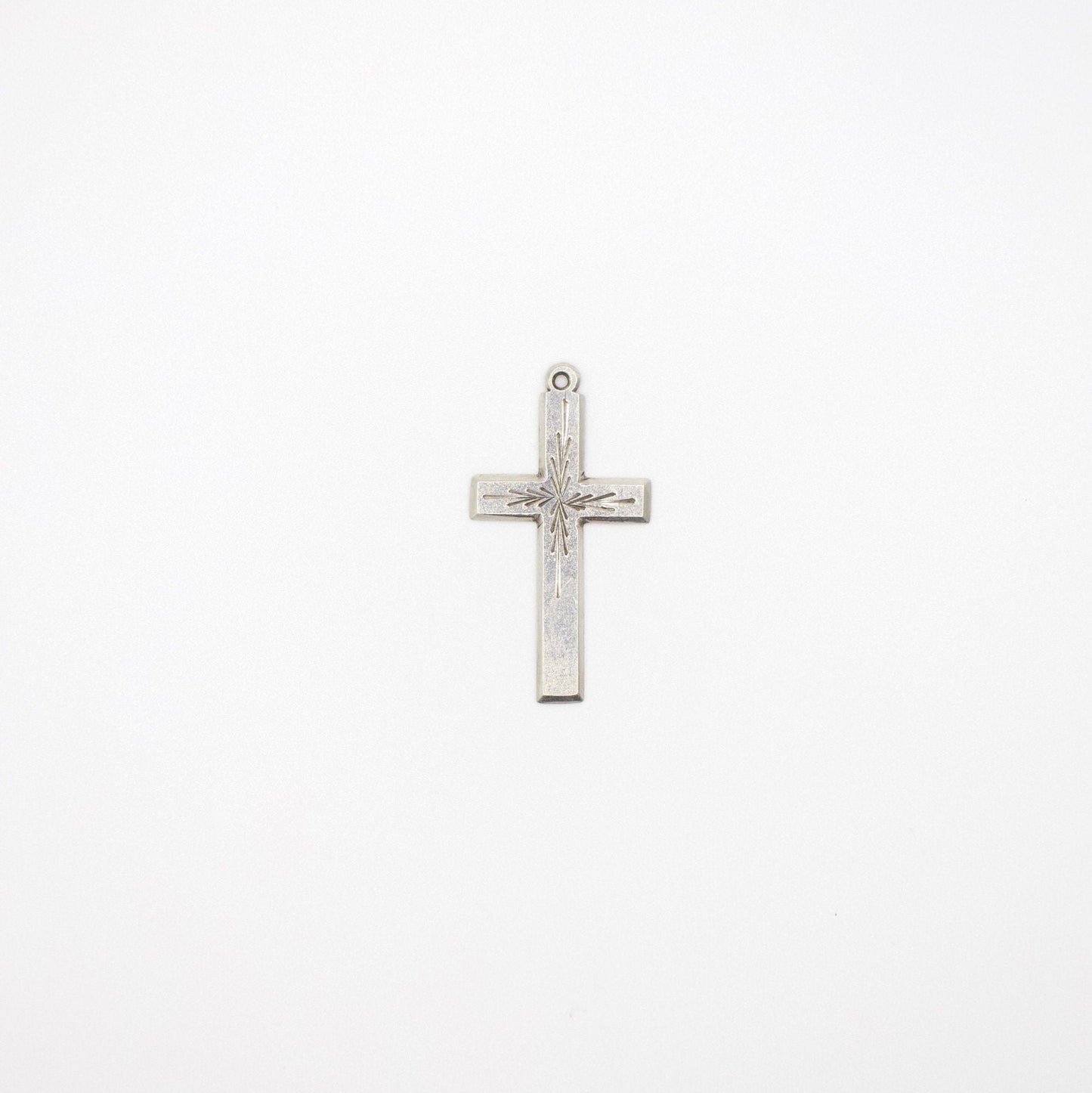 Vintage Silver Cross Charm