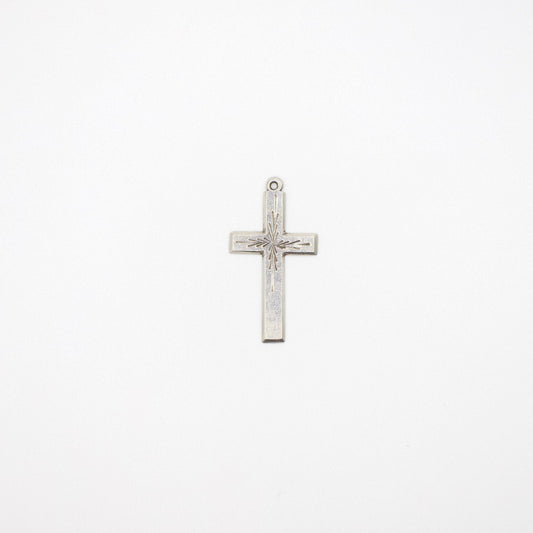 Vintage Silver Cross Charm