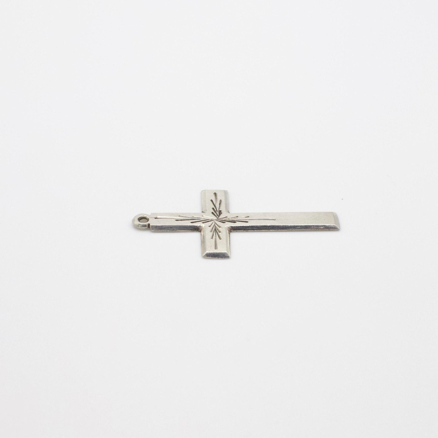 Vintage Silver Cross Charm