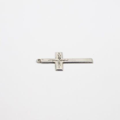 Vintage Silver Cross Charm