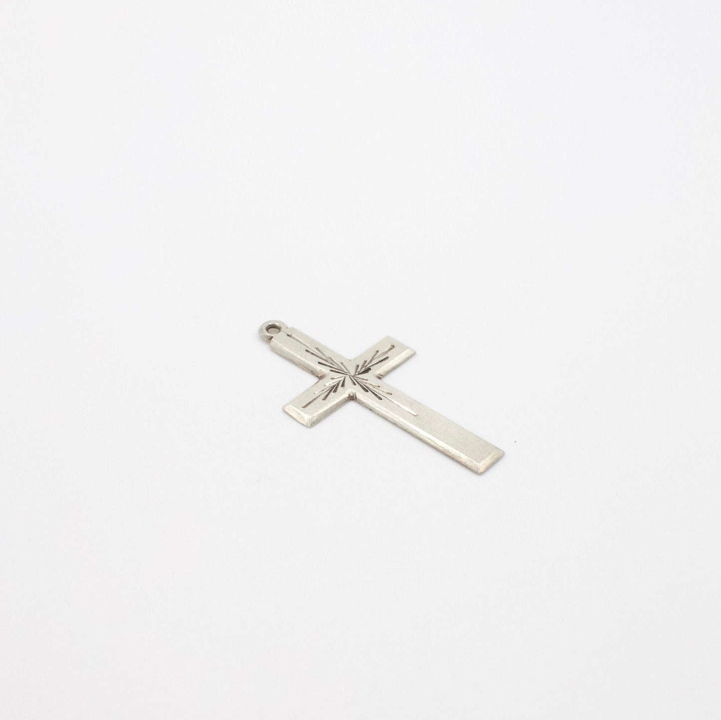 Vintage Silver Cross Charm