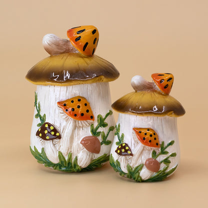 Merry Mushroom-Inspired 70s Hand-Painted Set