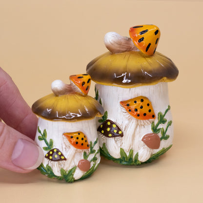 Merry Mushroom-Inspired 70s Hand-Painted Set