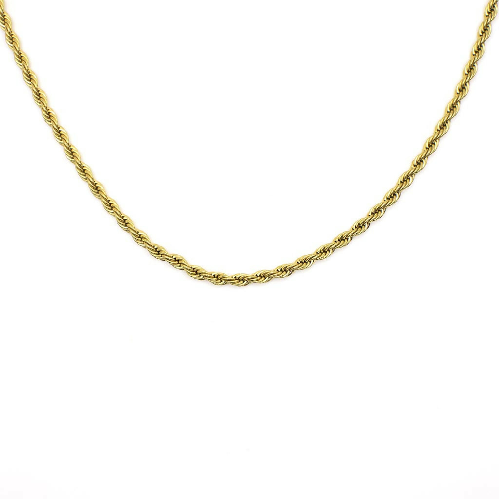 Vintage Gold Rope Chain