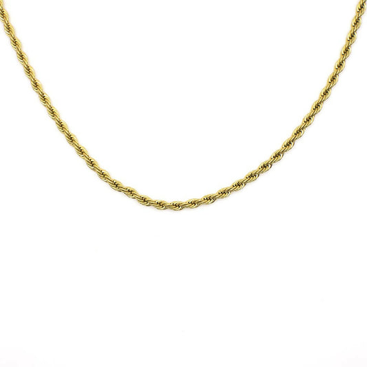 Vintage Gold Rope Chain