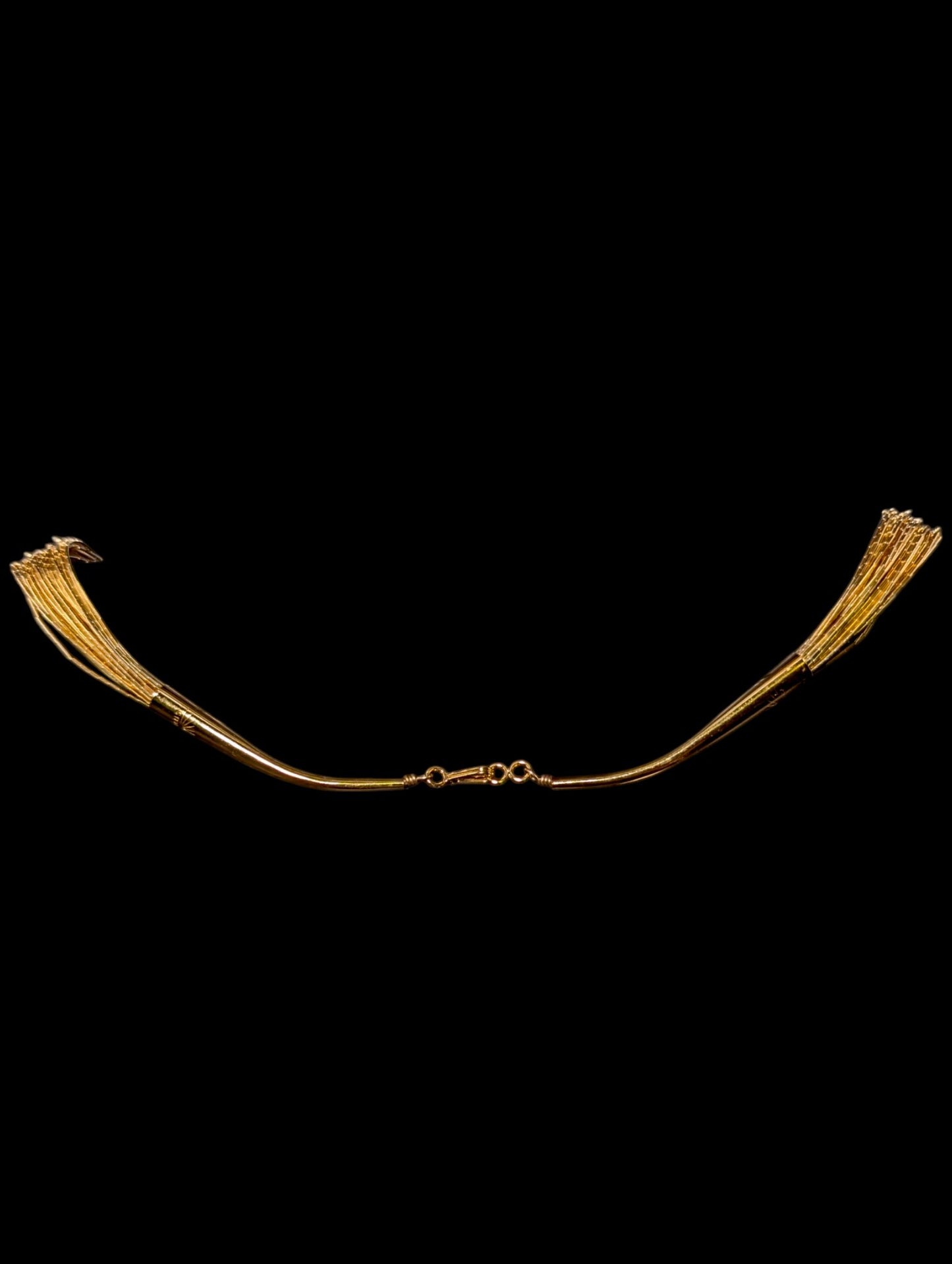 Vintage Native Southwest Trading Post 3 Piece Set Liquid Gold Multi Strand 12k GF