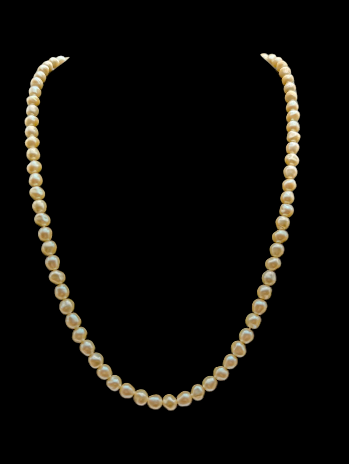 U Pick: Vintage Single Strand Simulated Pearl Necklace