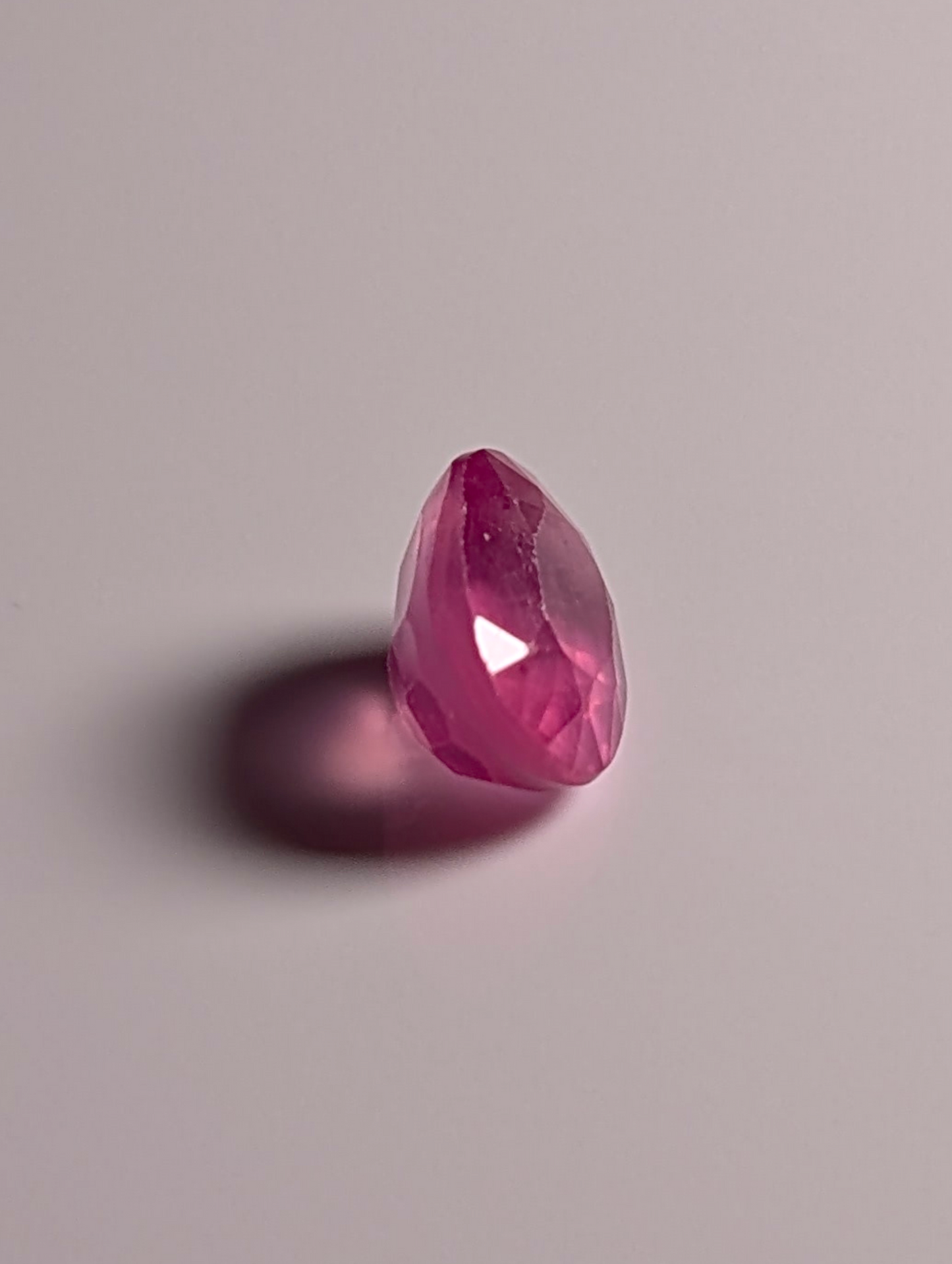 Earth Mined Genuine Pink Sapphire Oval Cut 1.4 Carat 7.1mm x 5.1mm Loose Gemstone