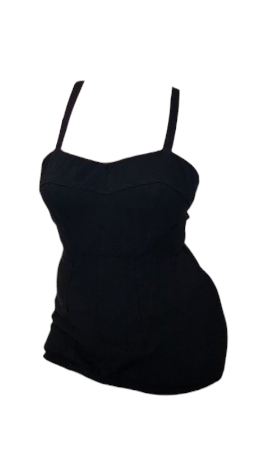 1940s-1950s Jantzen Sheath Style Bathing Suit with Adjustable and Customizable Straps