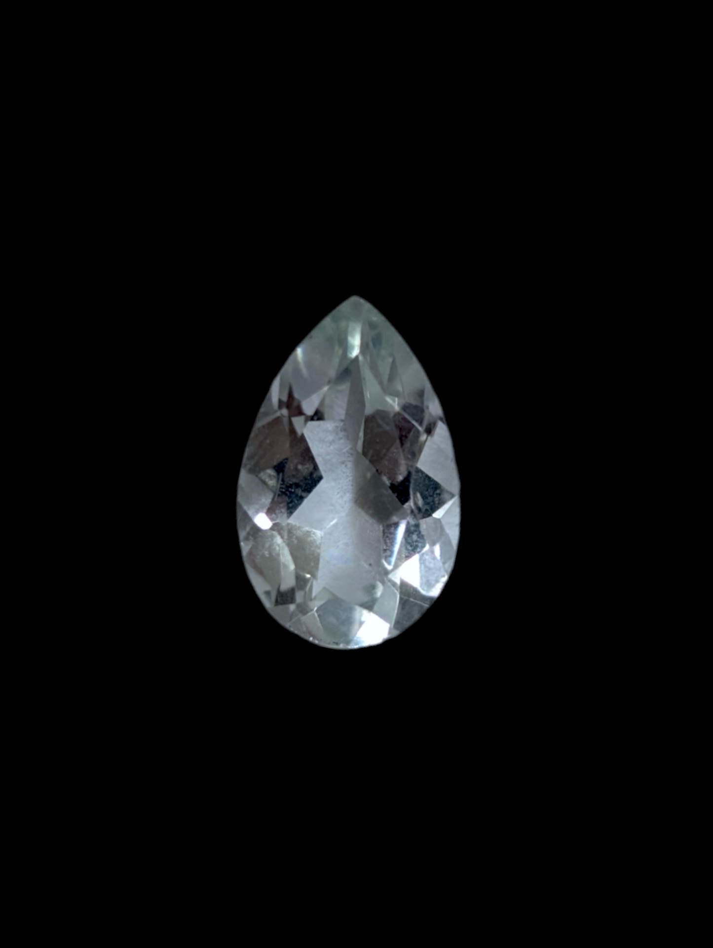 1.85 Carat Pear Cut Genuine Aquamarine Loose Gemstone