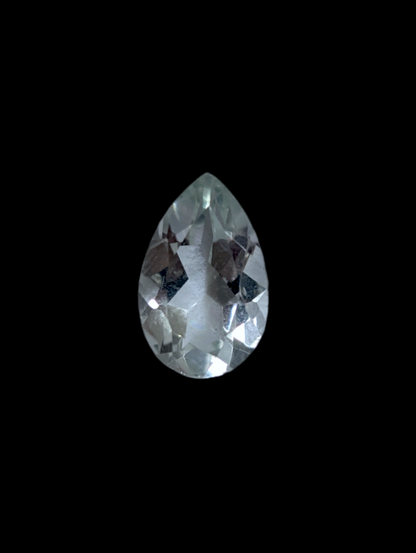 1.85 Carat Pear Cut Genuine Aquamarine Loose Gemstone