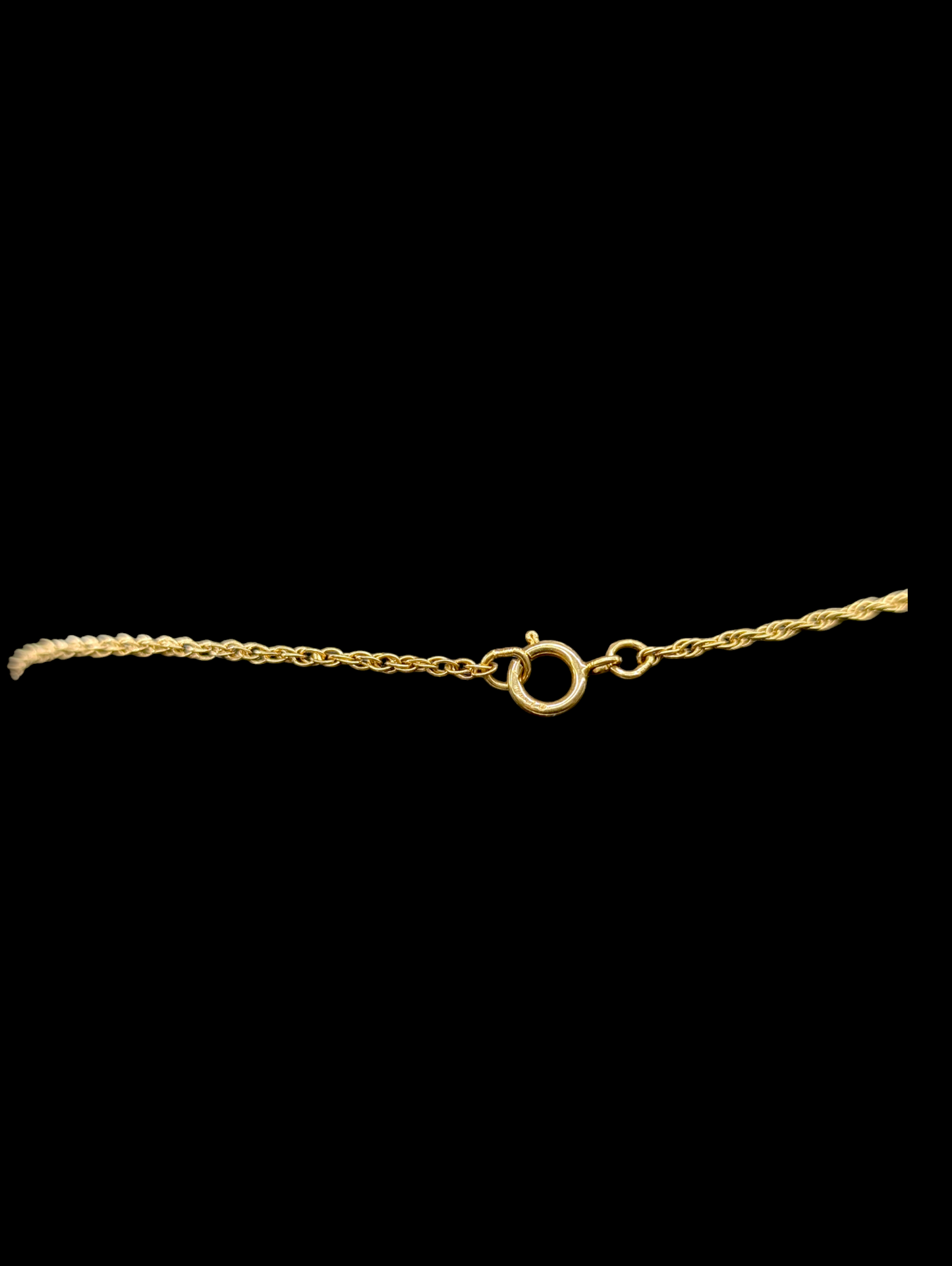 Vintage 18K Gold Vermeil Genuine Ruby Heart Pendant and Chain Necklace