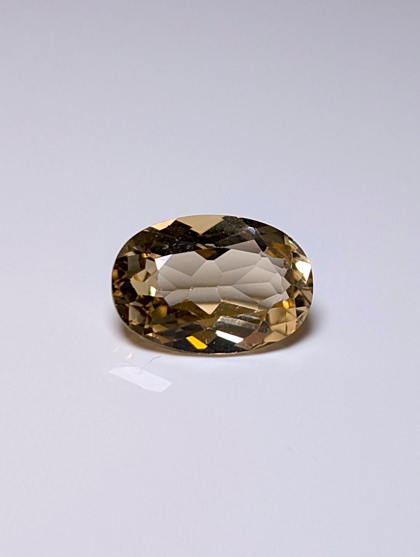 Genuine Lemon Quartz Oval Cut 4.2 Carat 13mm x 9mm Loose Gemstone