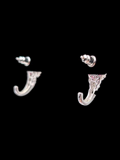 Vintage 5+ Carats Earth Mined Genuine Ruby and Diamond Halo Necklace, Ring and Earrings Sterling Silver 3 Piece Set