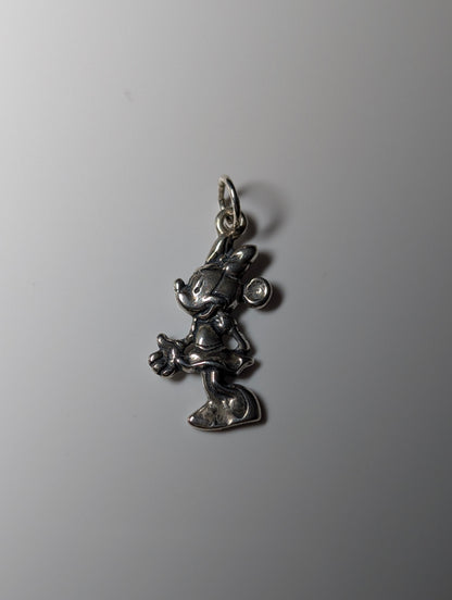 Vintage Disney Minnie Mouse Sterling Silver Charm