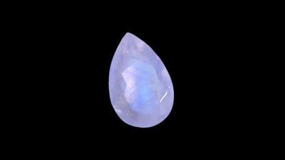 1 Carat Pear Cut Genuine Rainbow Moonstone Loose Gemstone