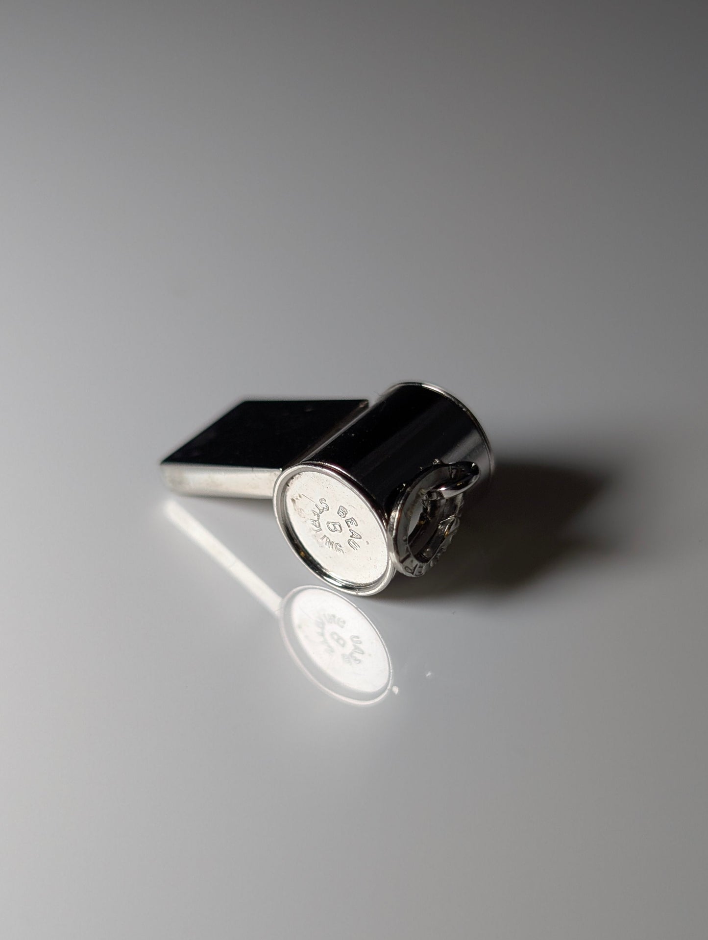 Vintage Operational Beau Whistle Sterling Silver Charm