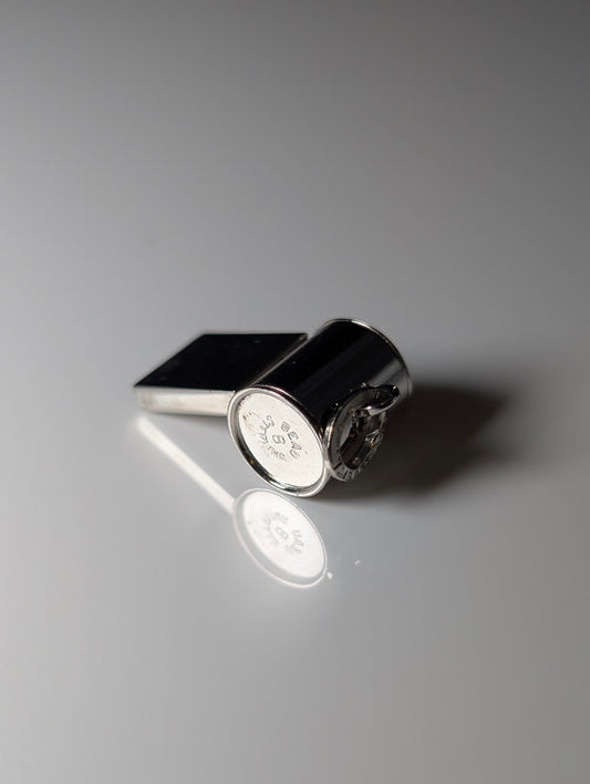 Vintage Operational Beau Whistle Sterling Silver Charm