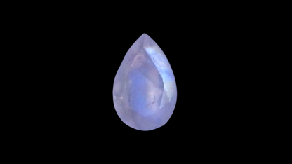 1 Carat Pear Cut Genuine Rainbow Moonstone Loose Gemstone