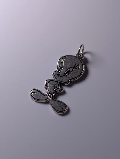 Vintage Tweety Bird WB Sterling Silver Charm