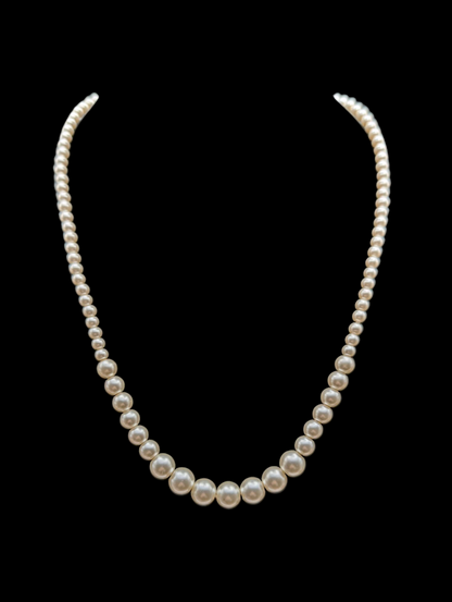 U Pick: Vintage Single Strand Simulated Pearl Necklace