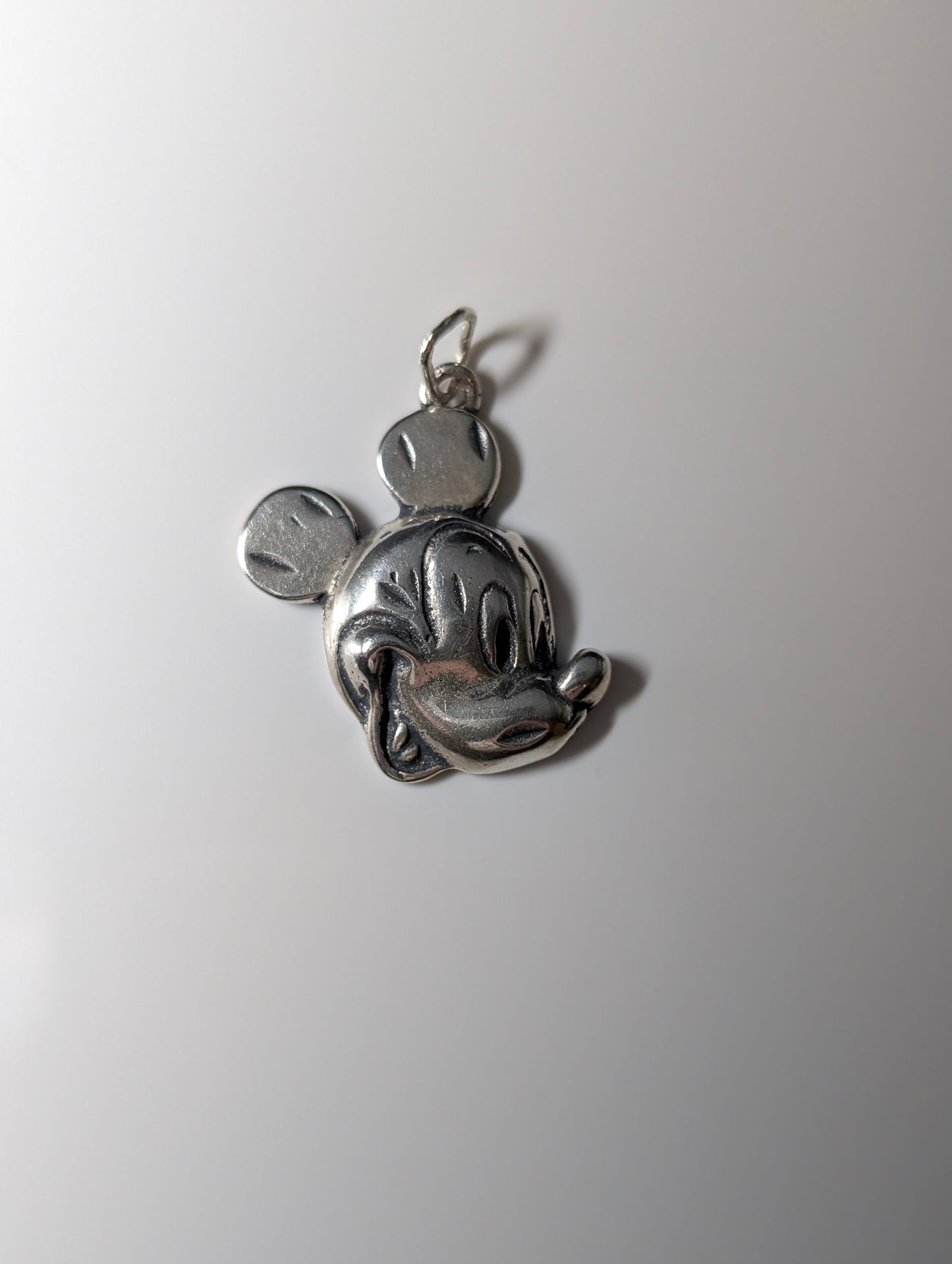 Vintage Disney Mickey Mouse Portrait Sterling Silver Charm