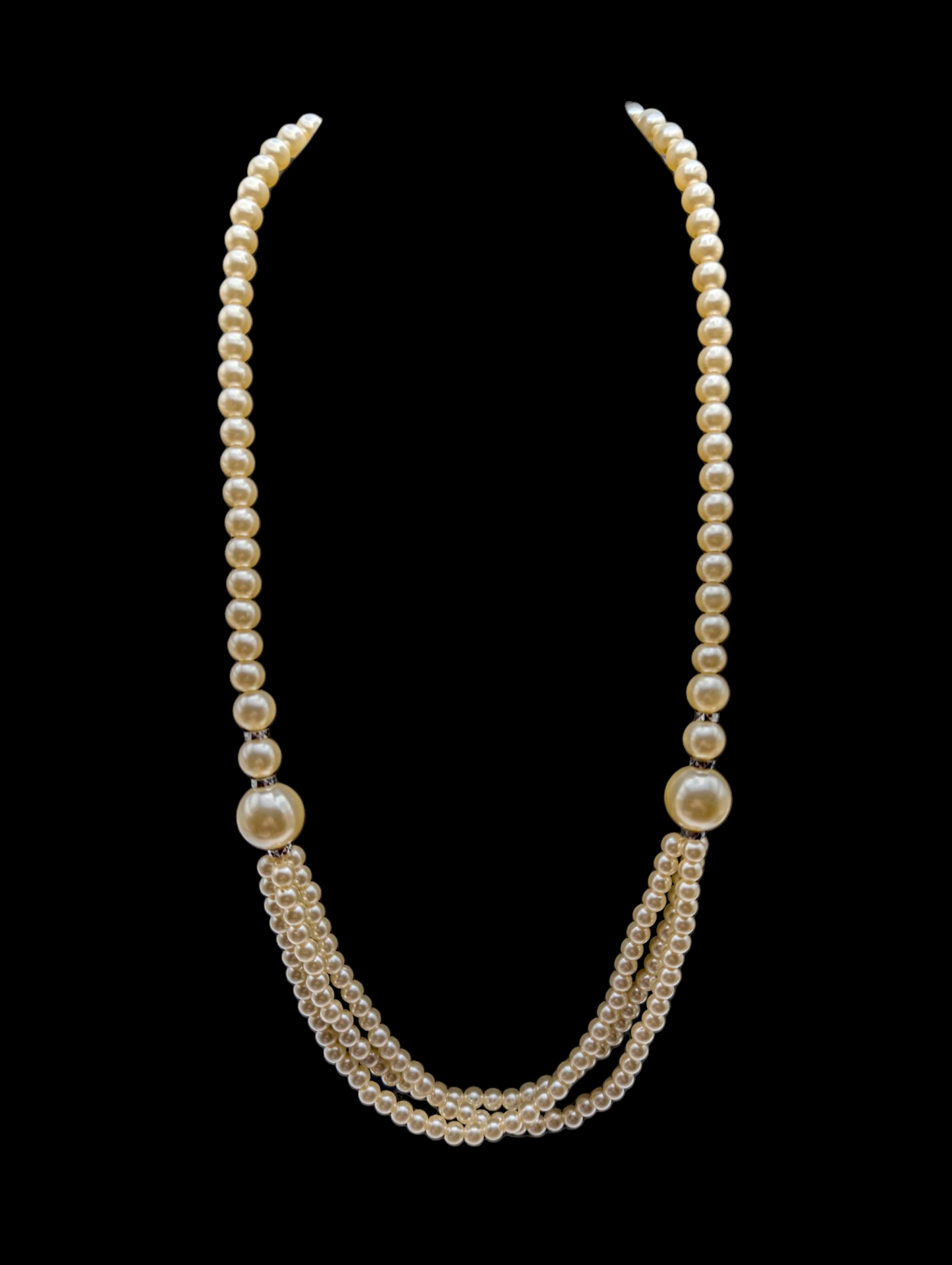 U Pick: Vintage Single Strand Simulated Pearl Necklace