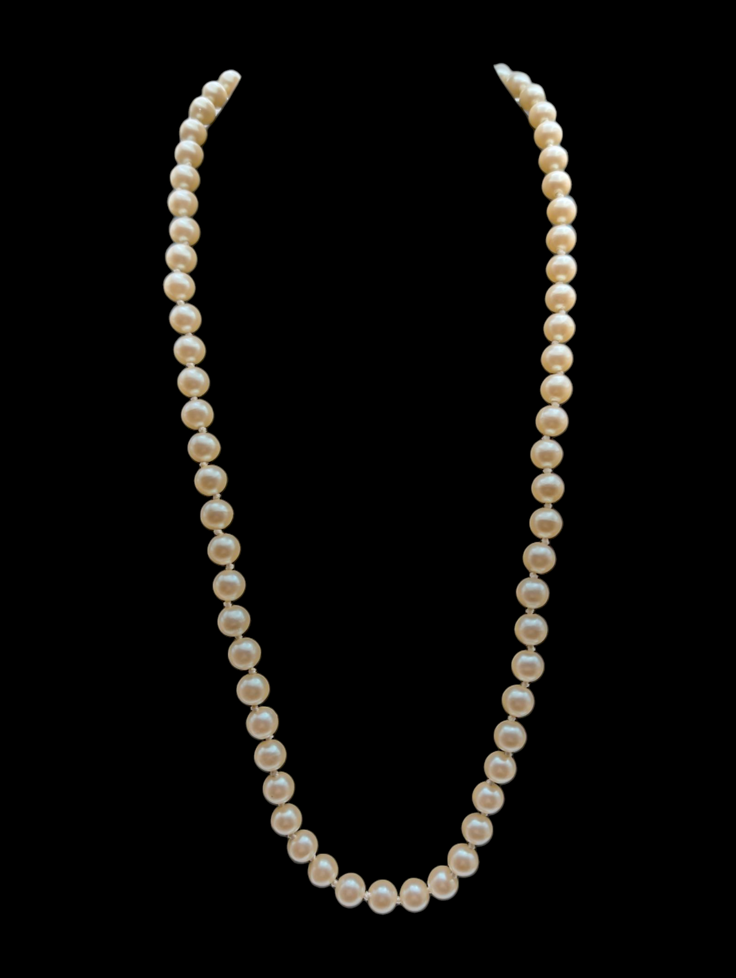 U Pick: Vintage Single Strand Simulated Pearl Necklace