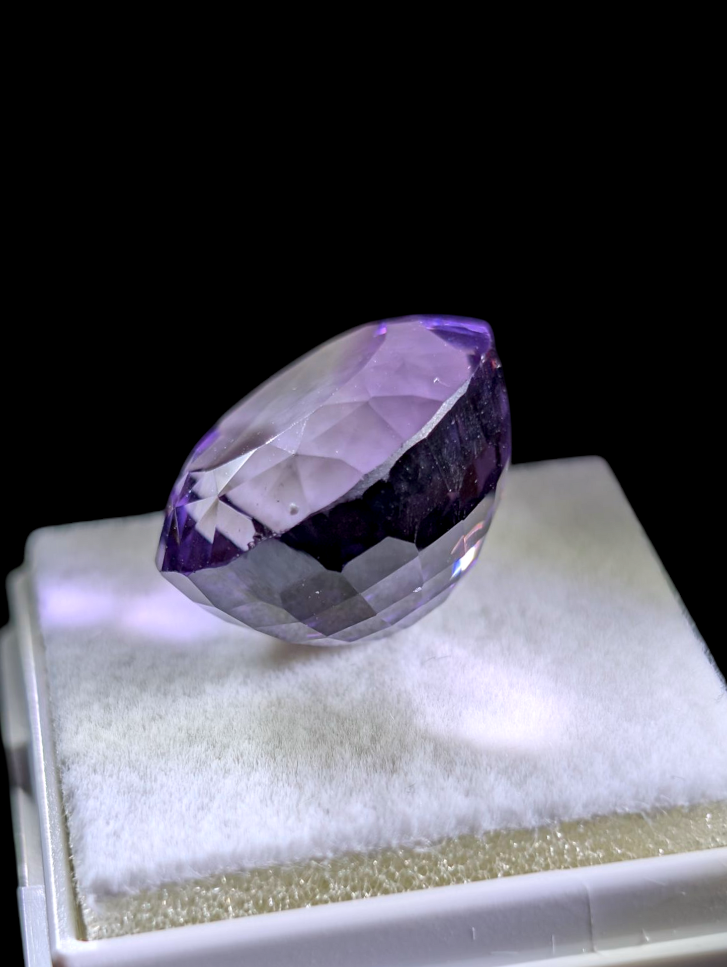 17 Carat Oval Cut Earth Mined Brazilian Genuine Amethyst Loose Gemstone