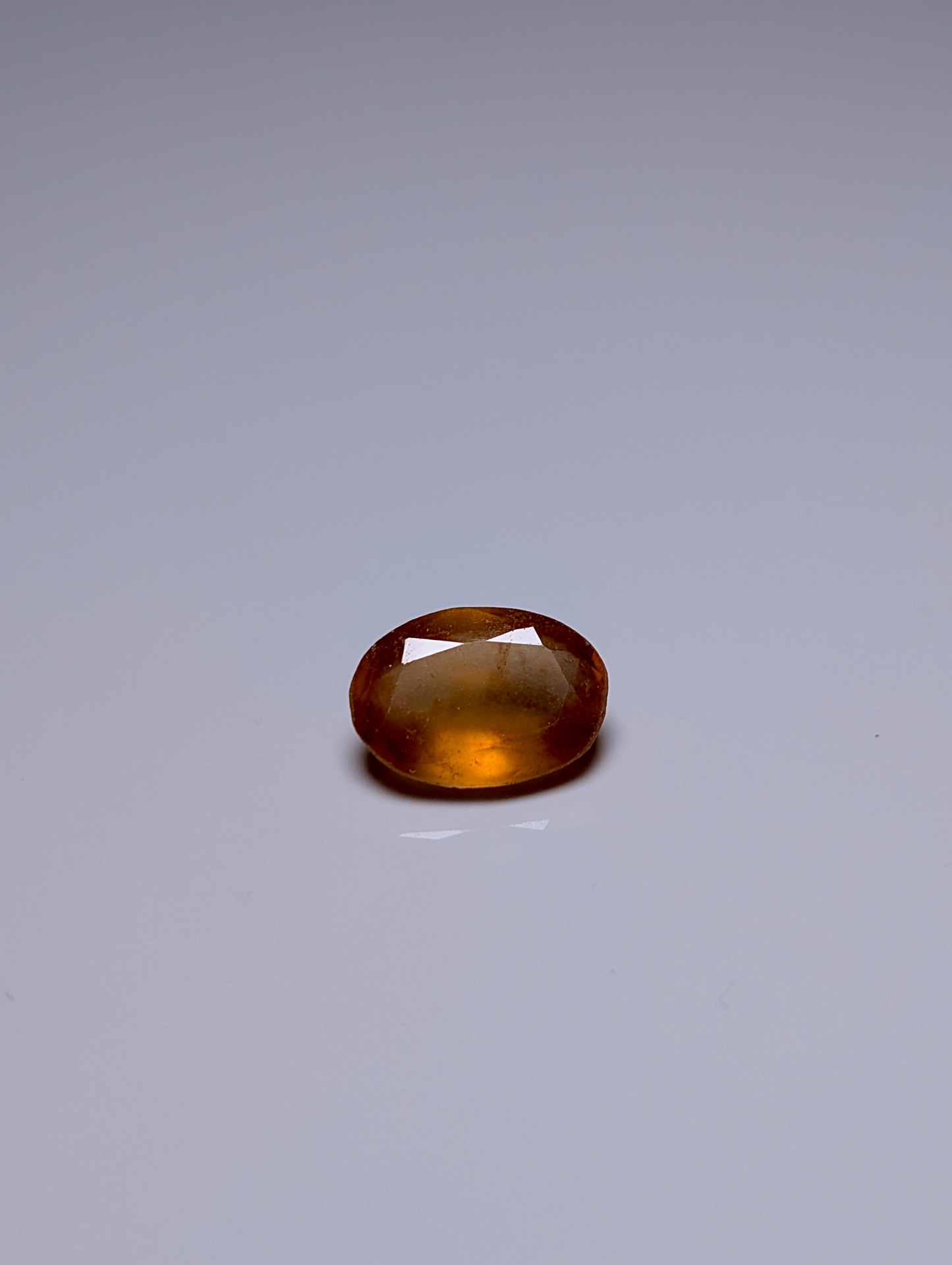 Earth Mined Genuine Hessonite Garnet Oval Cut 2.5 Carat 10mm x 7.25mm Loose Gemstone