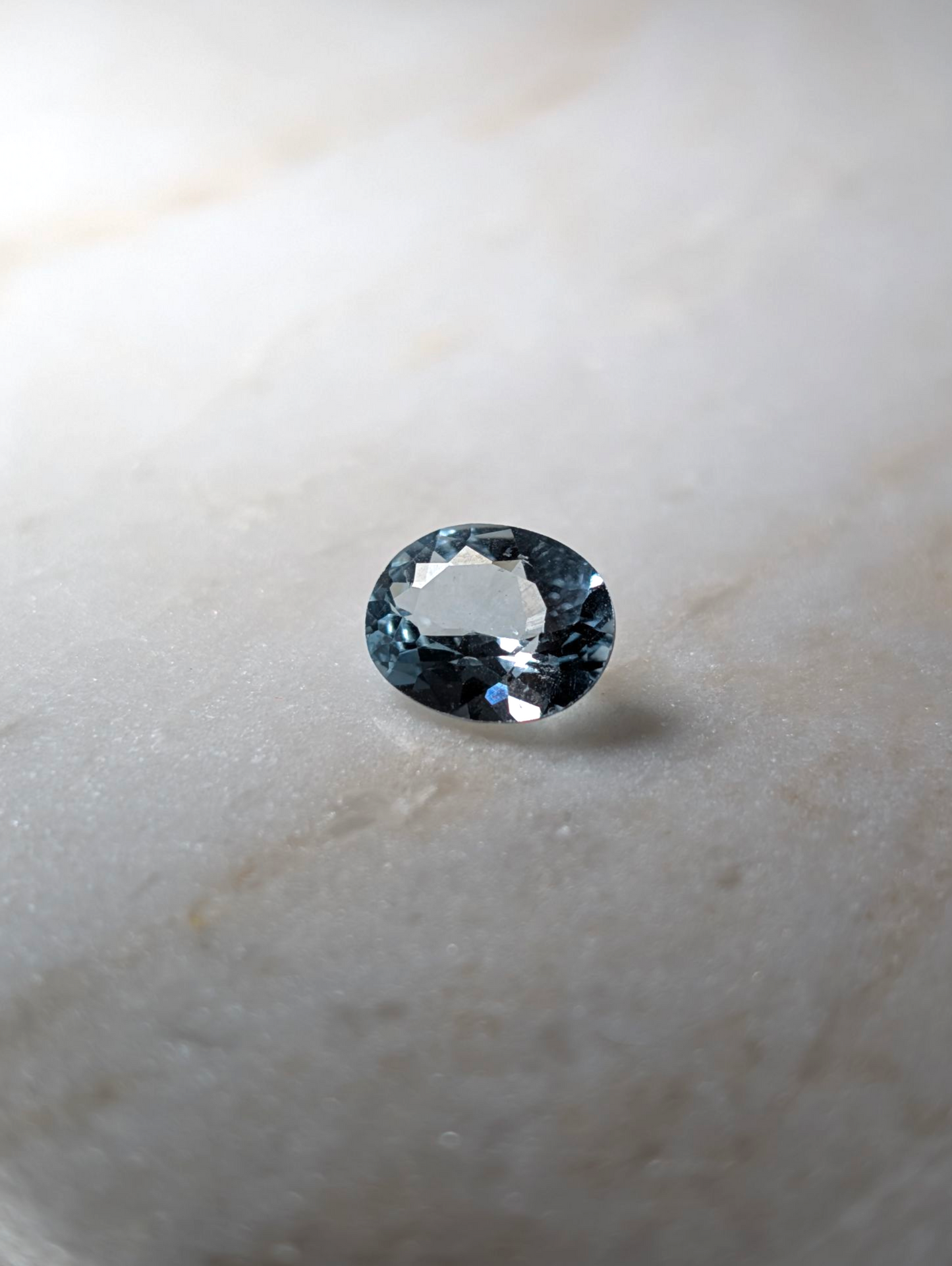 2.94 Carat Oval Cut Genuine Sky Blue Topaz Loose Gemstone