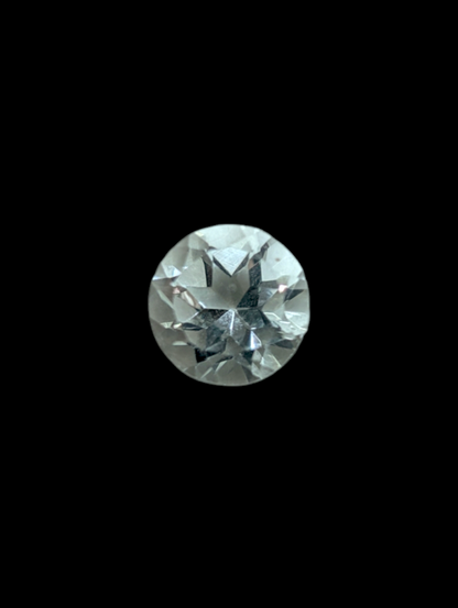 1.35 Carat Round Brilliant Cut Genuine Aquamarine Loose Gemstone