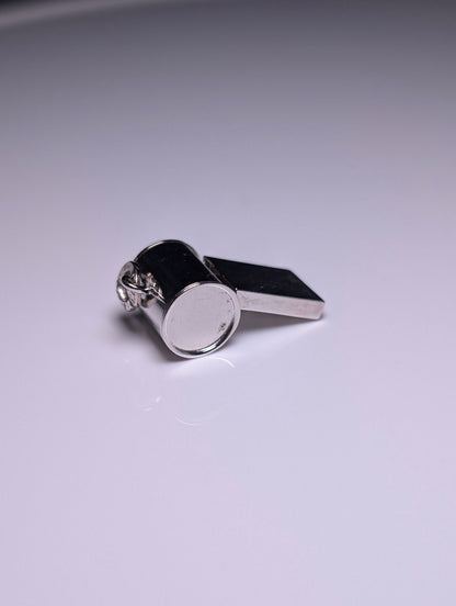 Vintage Operational Beau Whistle Sterling Silver Charm