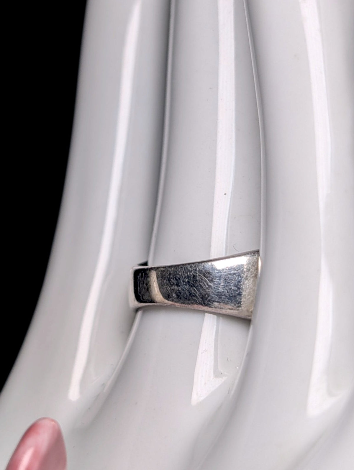 Vintage Pear Cut Genuine Tanzanite Solitaire with Basket Weave Filigree Sterling Silver Ring