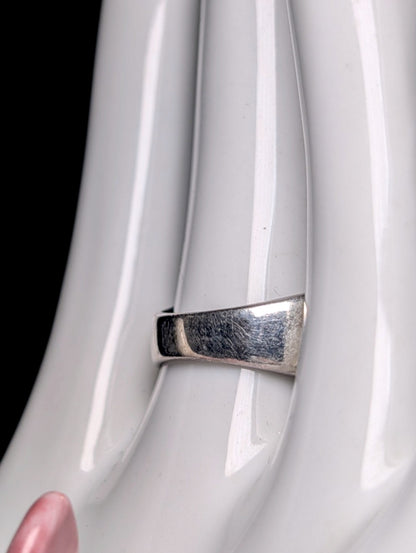 Vintage Pear Cut Genuine Tanzanite Solitaire with Basket Weave Filigree Sterling Silver Ring
