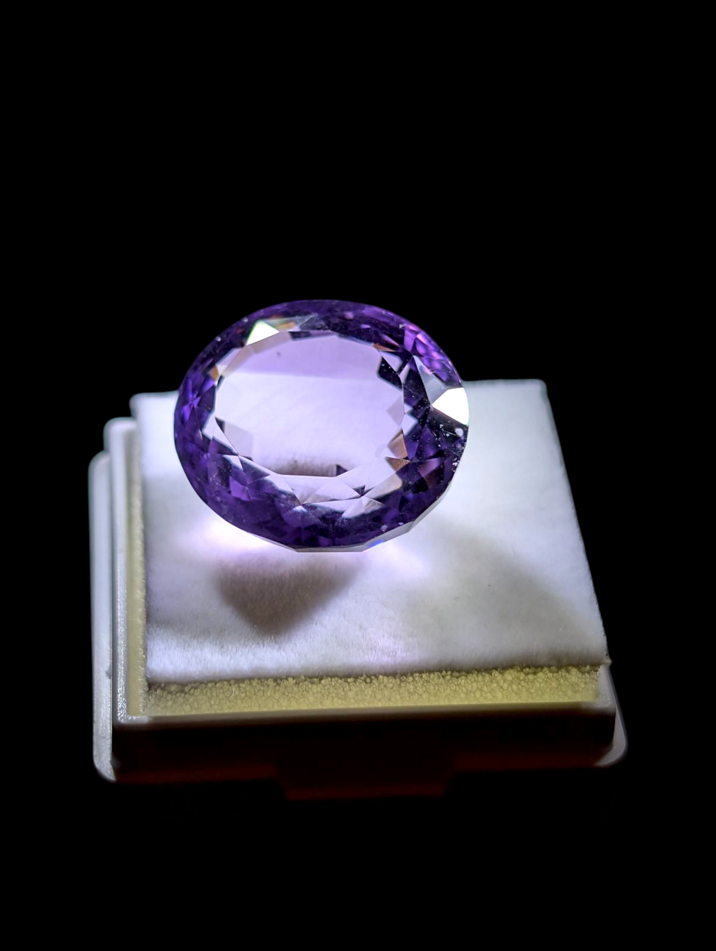 17 Carat Oval Cut Earth Mined Brazilian Genuine Amethyst Loose Gemstone