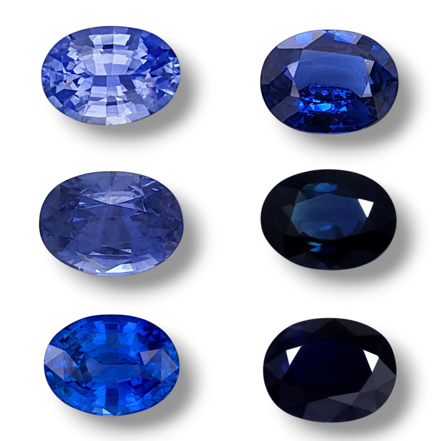 Oval Cut Genuine Blue Sapphire Loose Gemstone