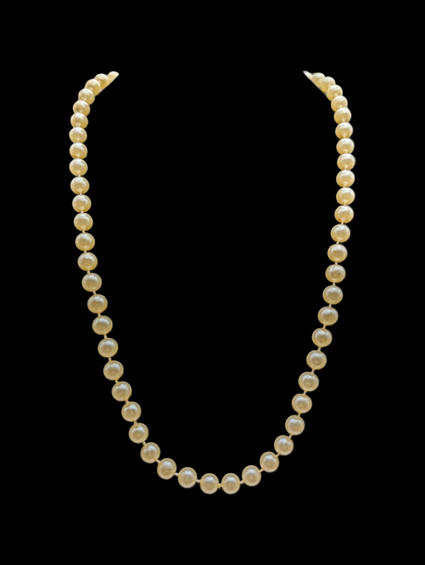 U Pick: Vintage Single Strand Simulated Pearl Necklace