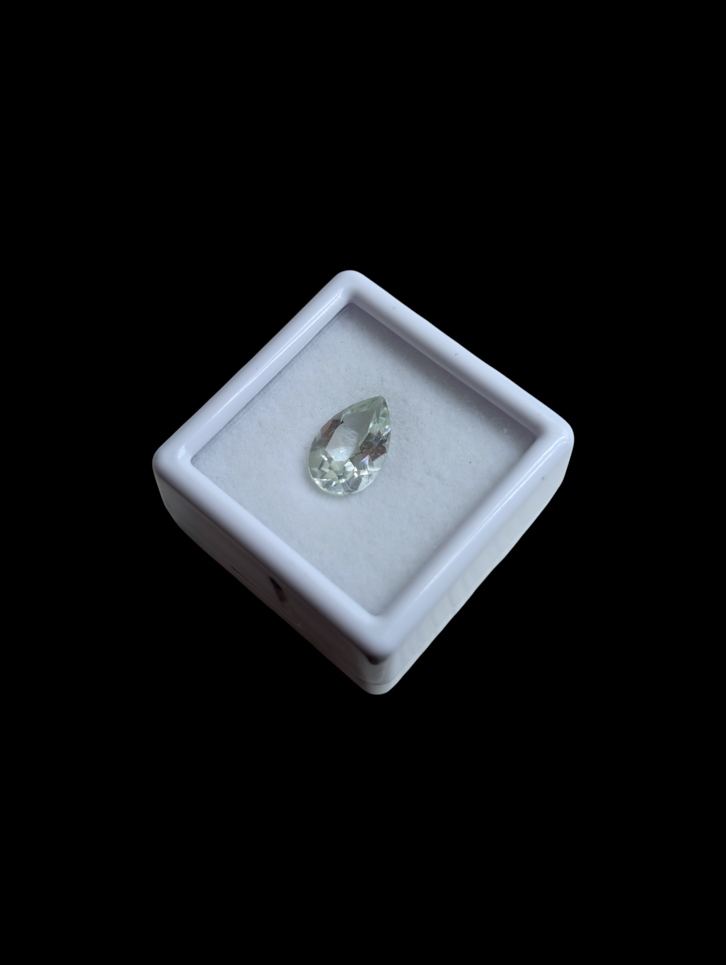 1.85 Carat Pear Cut Genuine Aquamarine Loose Gemstone