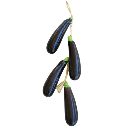 String of Artificial Eggplants
