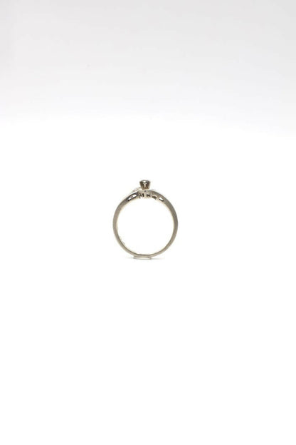 Vintage Genuine Diamond Heart Promise Ring