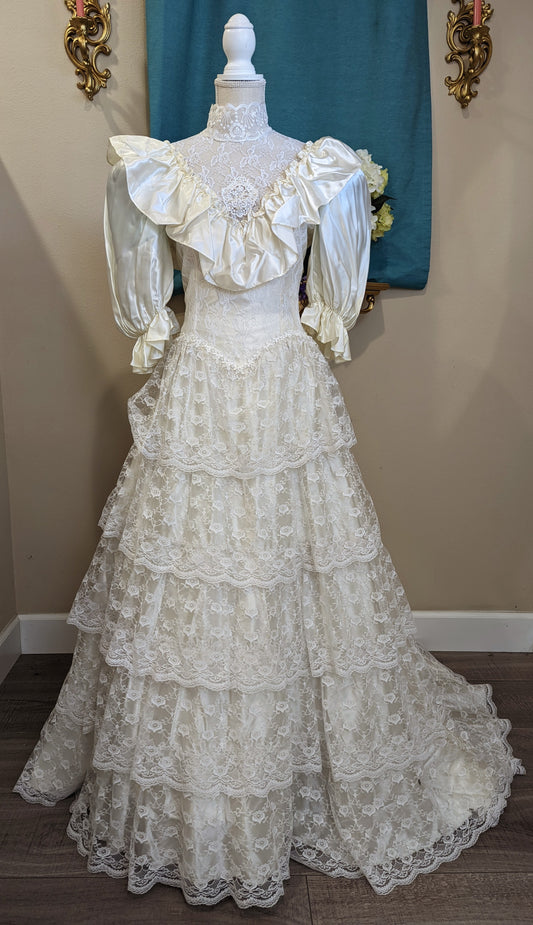 Southern Belle Inspired Renaissance Vintage Wedding Dress