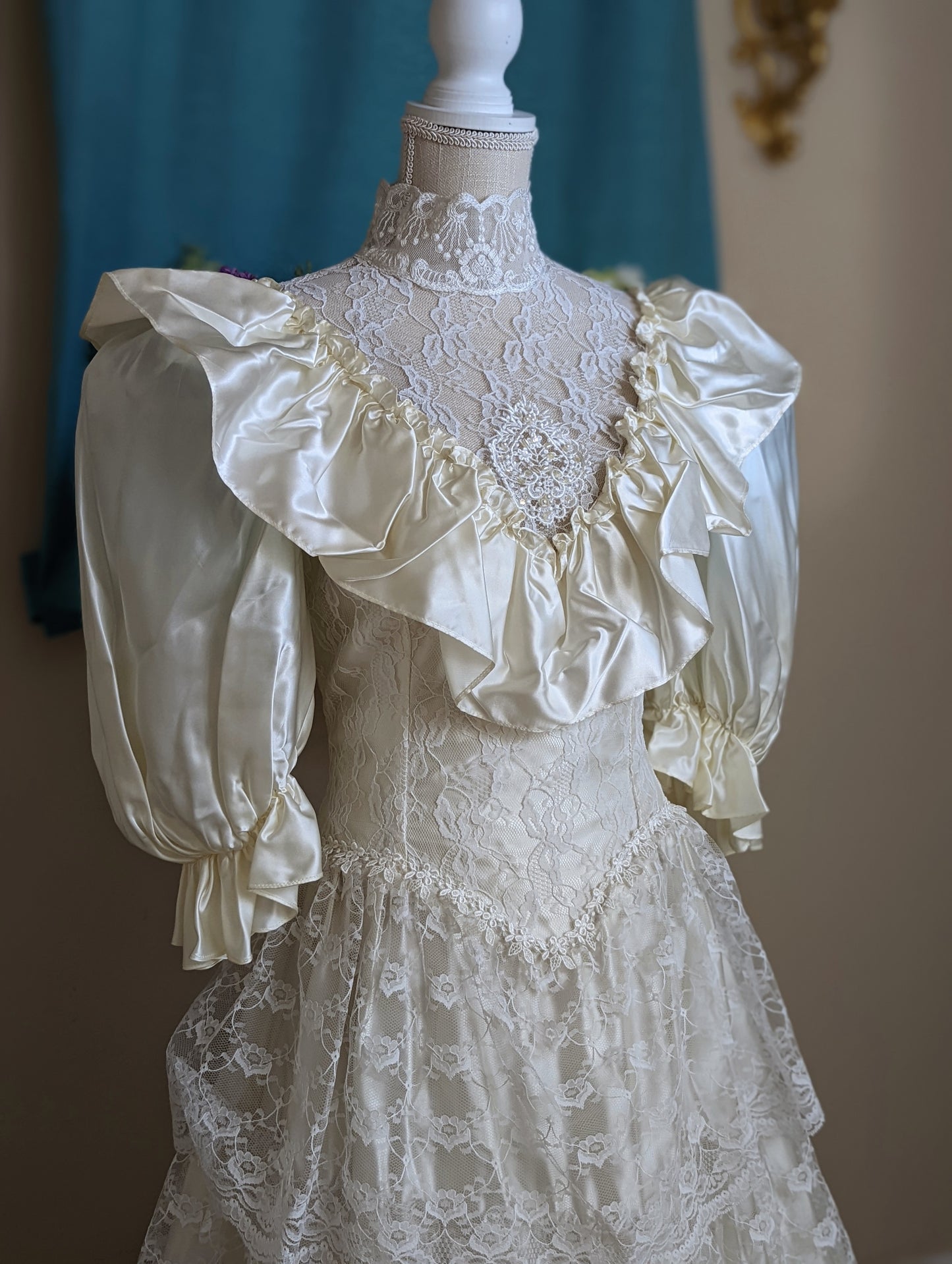 Southern Belle Inspired Renaissance Vintage Wedding Dress