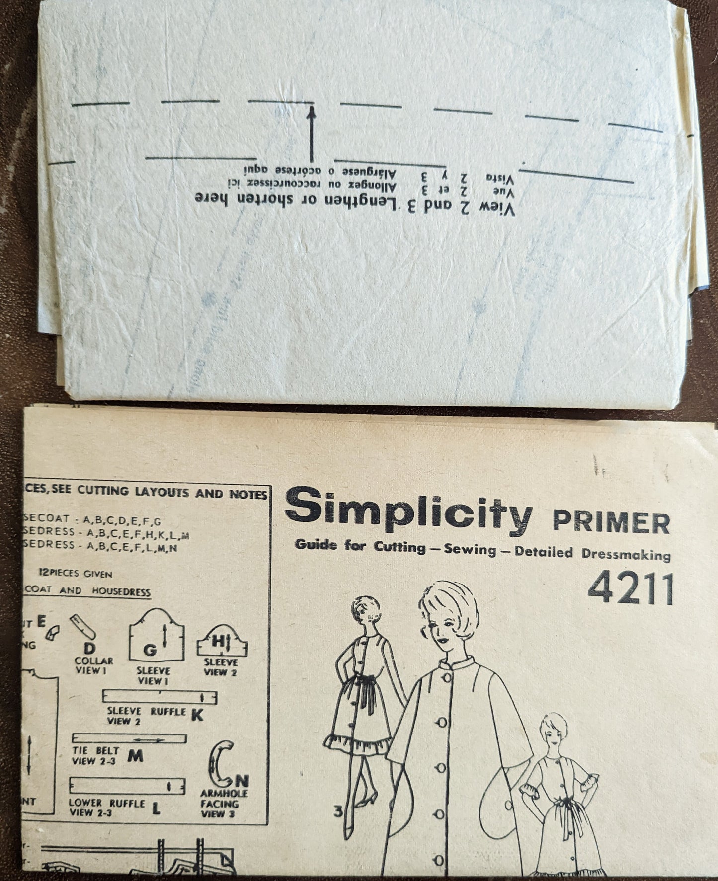 1950s Simplicity 4211 Sewing Pattern in Size 12