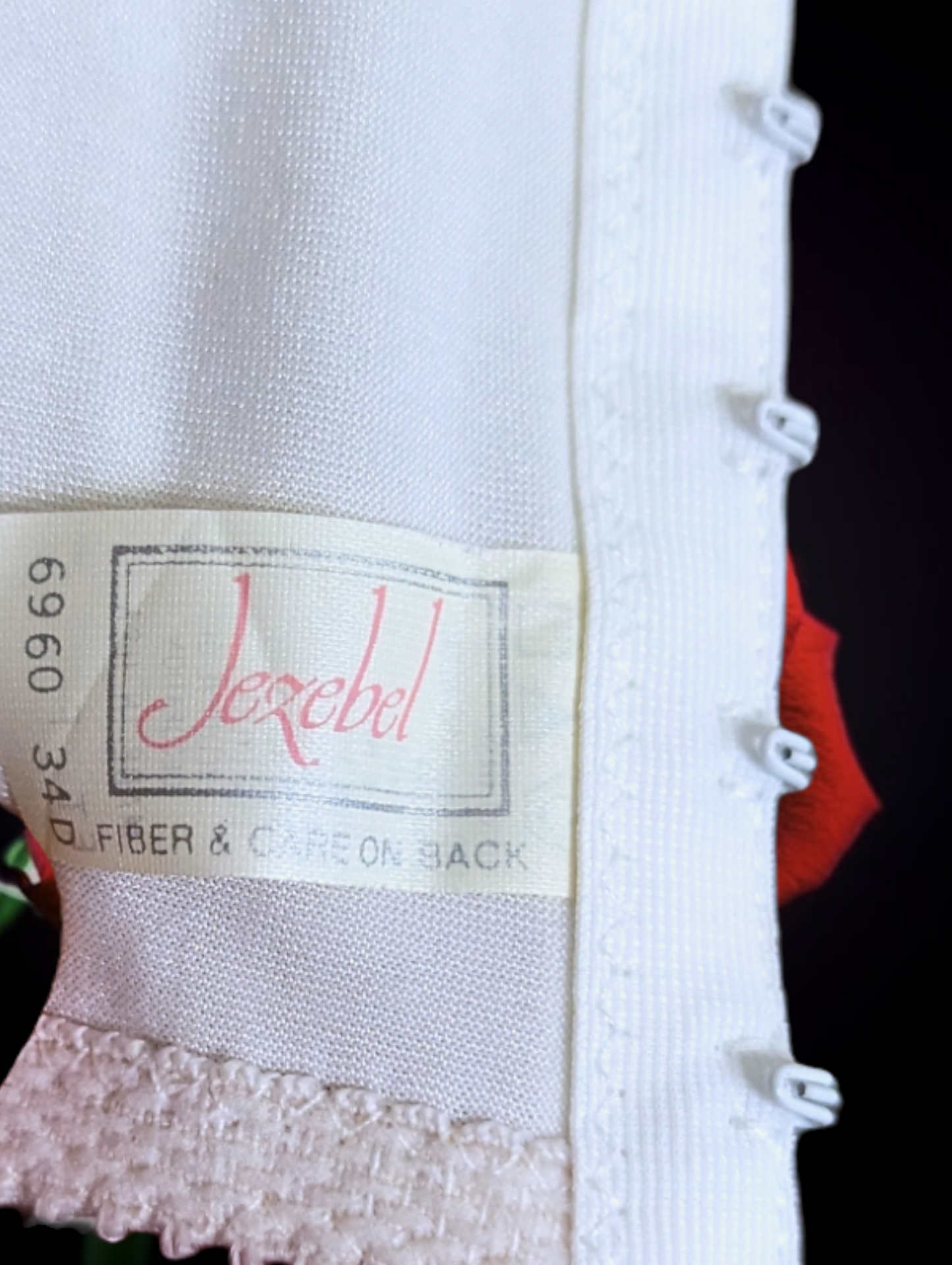 Vintage Jezebel Floral Lace Push Up Keyhole Corset Bodice NWT